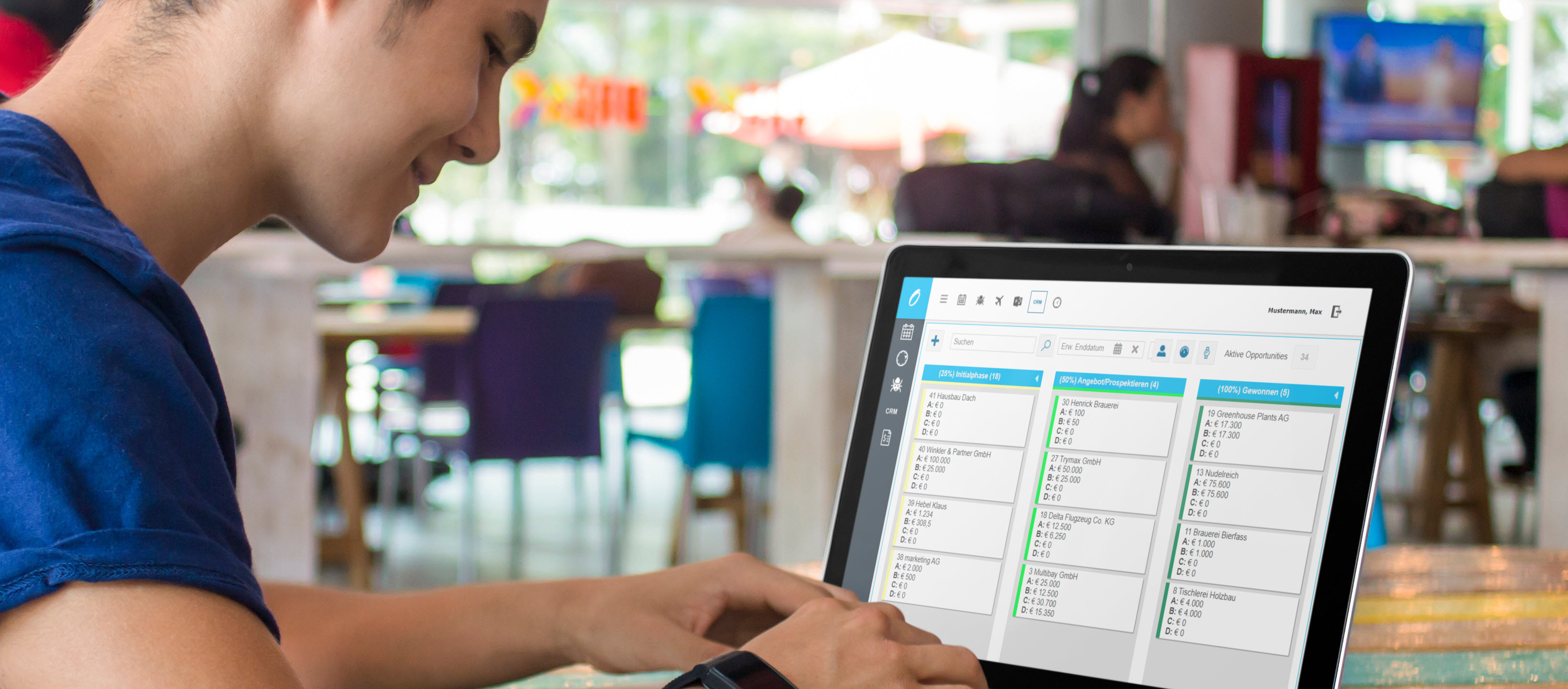 CRM-System mit Pipeline
