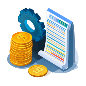 Symbolische Darstellung einer Arbeitszeitverwaltung