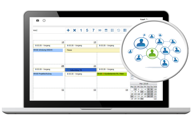 Webbasierte Planung von Terminen