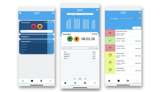 zeiterfassung app zur einfachen mobilen arbeitszeiterfassung im pflegedienst