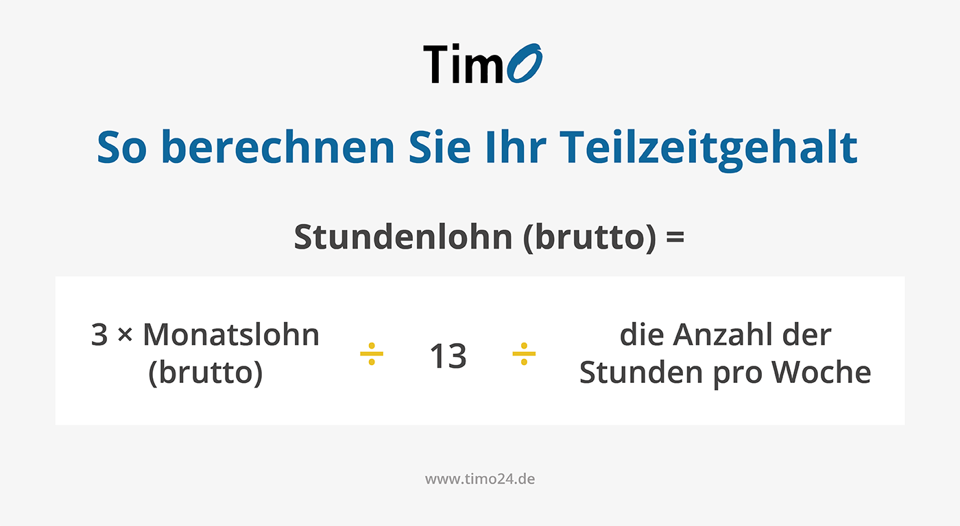Teilzeit Stunden, Definition, Regelungen TimO®
