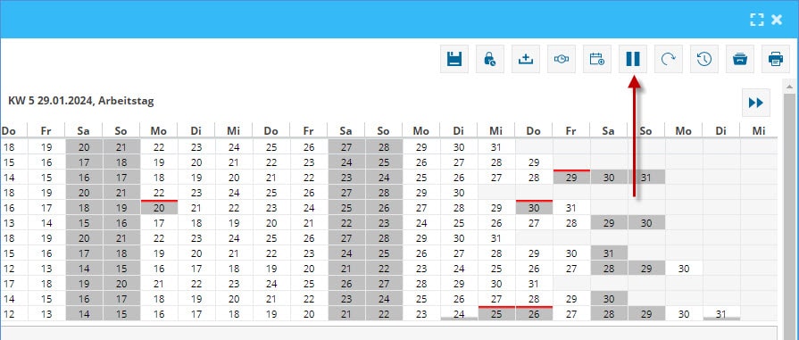Pausenregelung im TimO hinterlegen