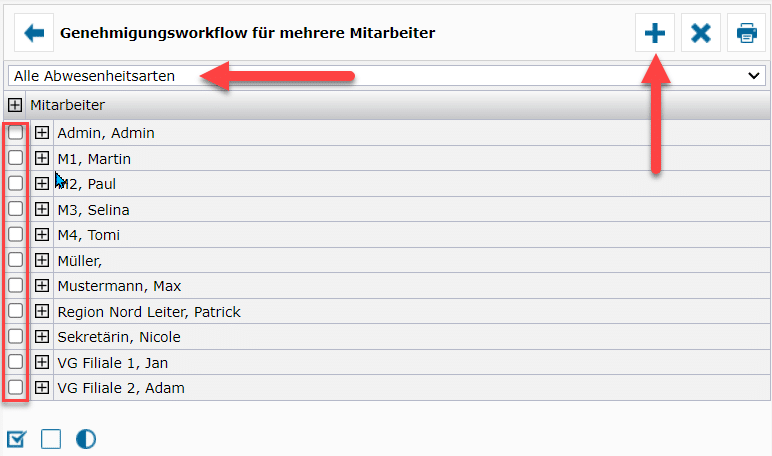 Workflow mehrfach im TimO einstellen