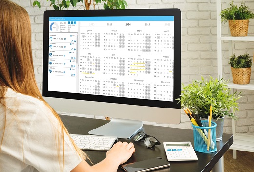 Digitaler Urlaubsplaner mit Software und App