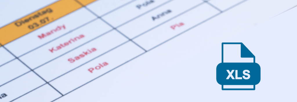 Kostenlose Dienstplan Excel-Vorlage zur Monatsplanung