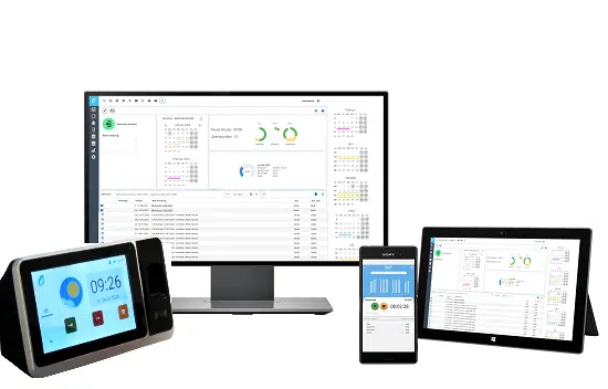 Endgeräte und Terminals zur Nutzung einer Stundenerfassung-Software