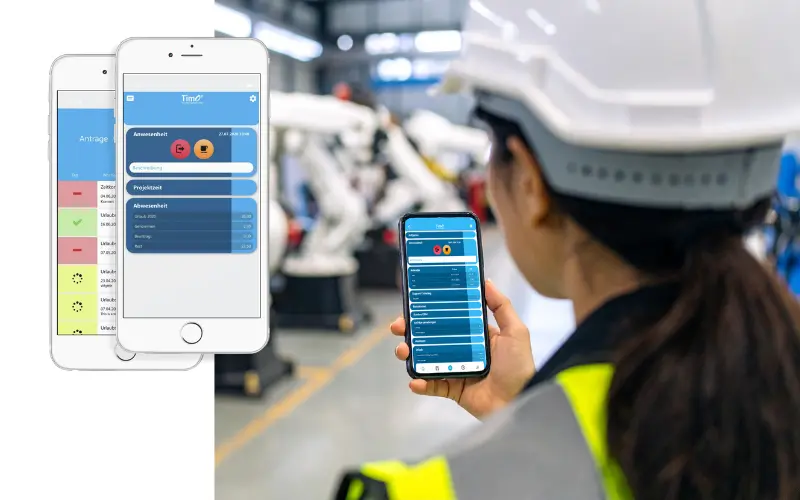 Zeiterfassung für Industrie & Produktion – robuste Gerätevielfalt für jede Umgebung