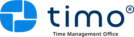 wordmarke bildmarke von timo time management office