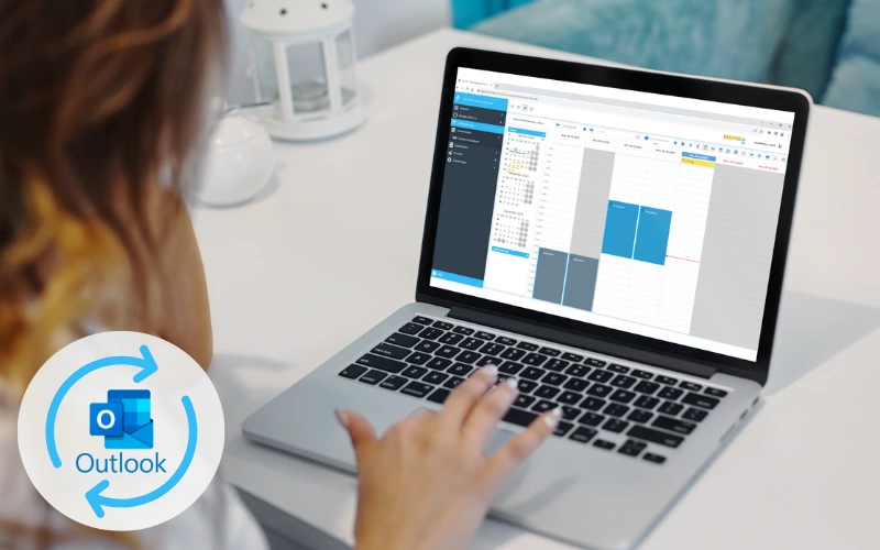 Online Gruppenkalender synchronisiert mit Outlook zur gemeinsamen Terminverwaltung