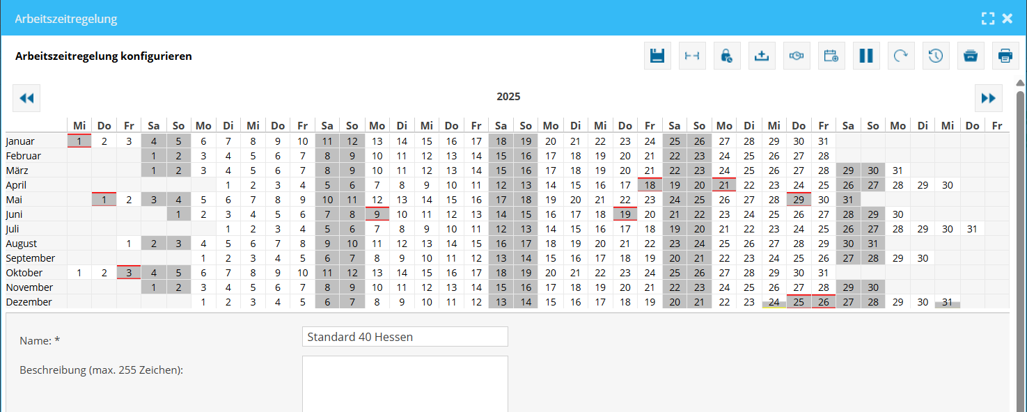 Neue freien Tag im TimO konfigurieren
