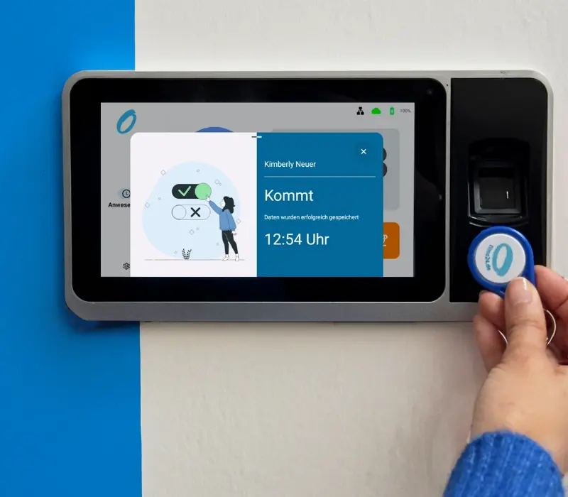 Bild Zeiterfassung RFID