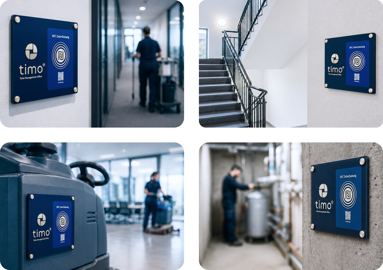 NFC-Zeiterfassung in der Reinigungs-Branche